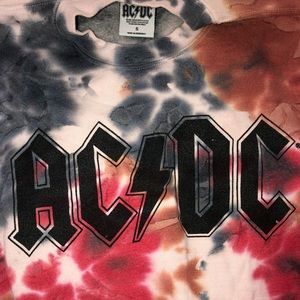 AC/DC TYE DYE CREW NECK